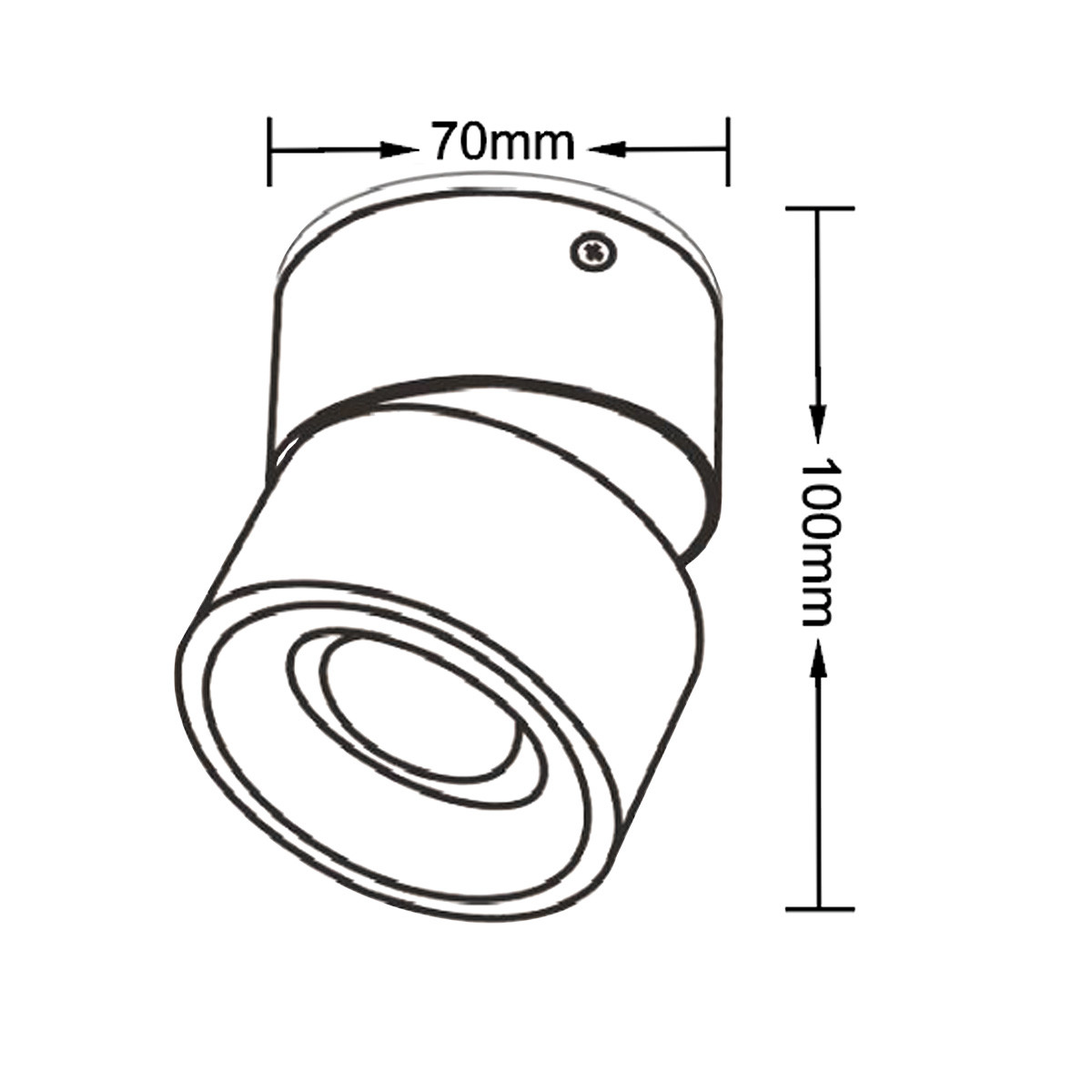 BREMA white CCT LP-2626/1RM WH movable Light Prestige