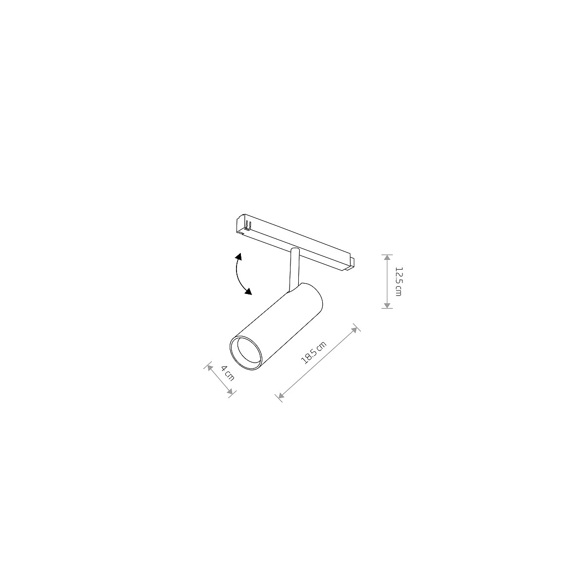 LVM SPOT LED 9W white 4000K 11645 Nowodvorski Lighting