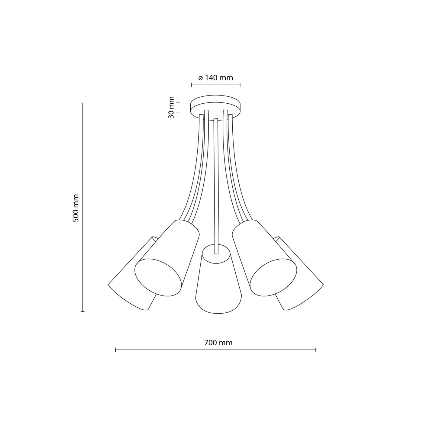 WIRE colour V 2107 TK Lighting