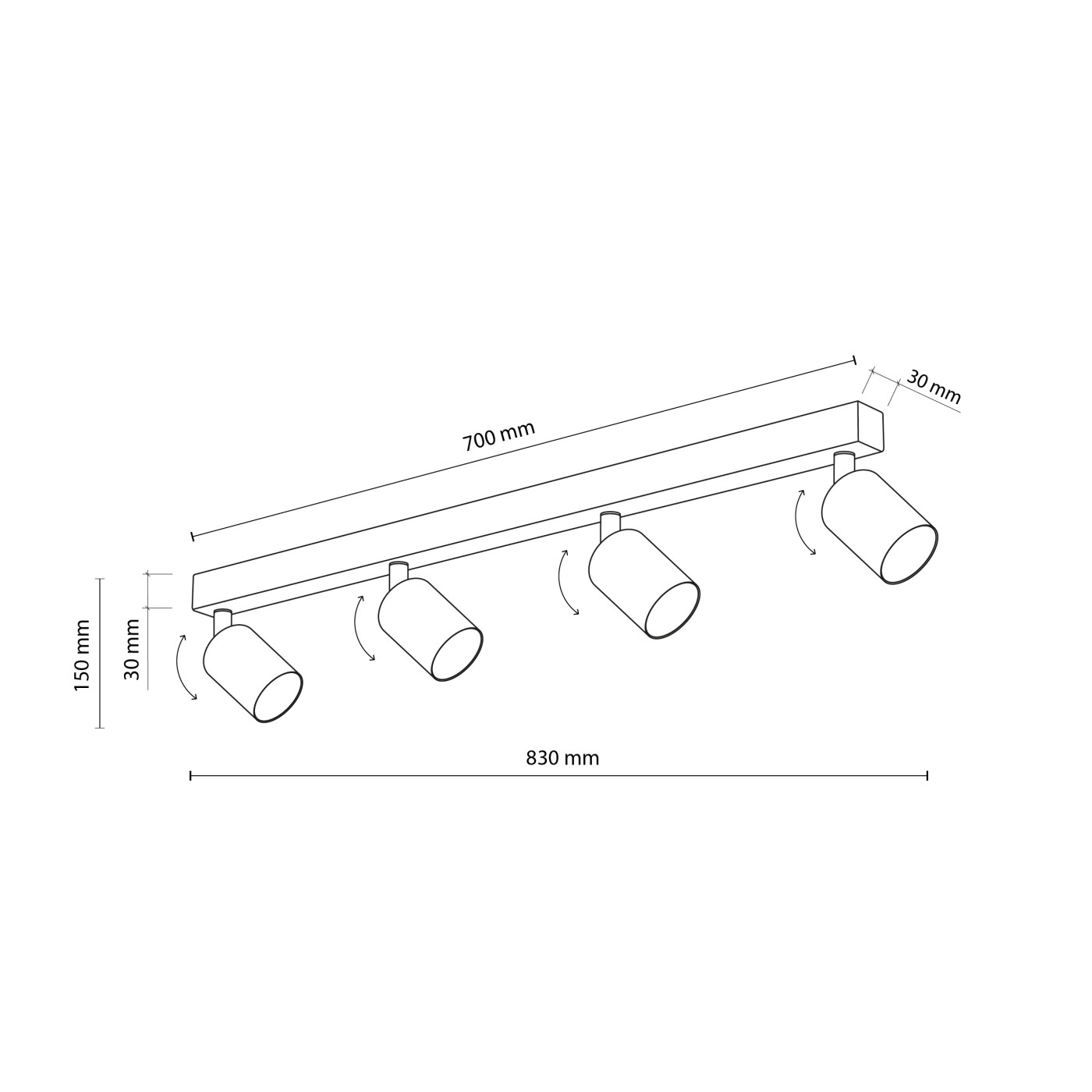 TOP black IV 6177 TK Lighting